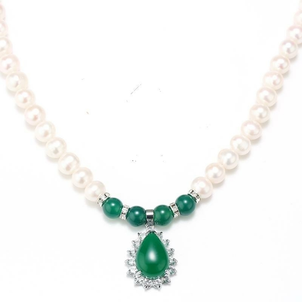 925 sterling silver 100% Freshwater pearls Natural - Picture 12 of 16